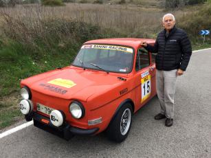 Antonio Zanini y su Simca 1000 GT en el Rally Catalunya Històric-Rally de les Caves 2020 / Foto: Josep Autet